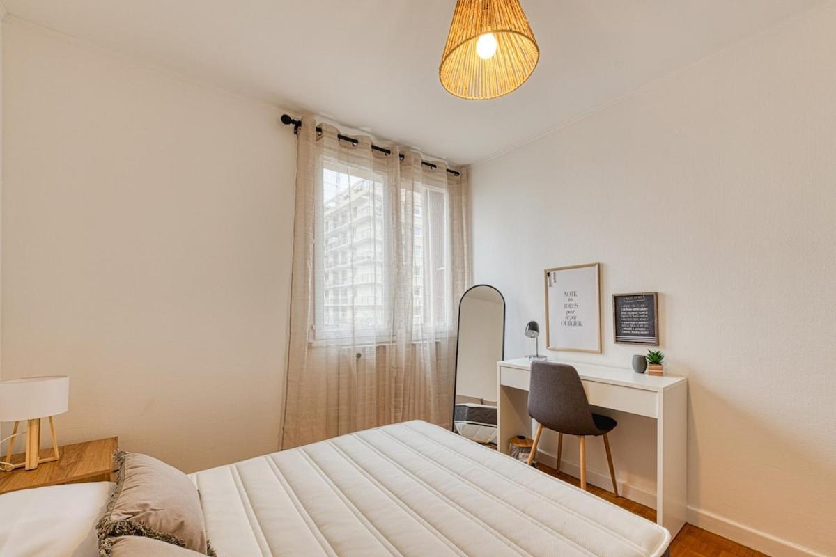 Magnificent Apartment, 4 Bedrooms, Fiber Wifi Grenoble Luaran gambar