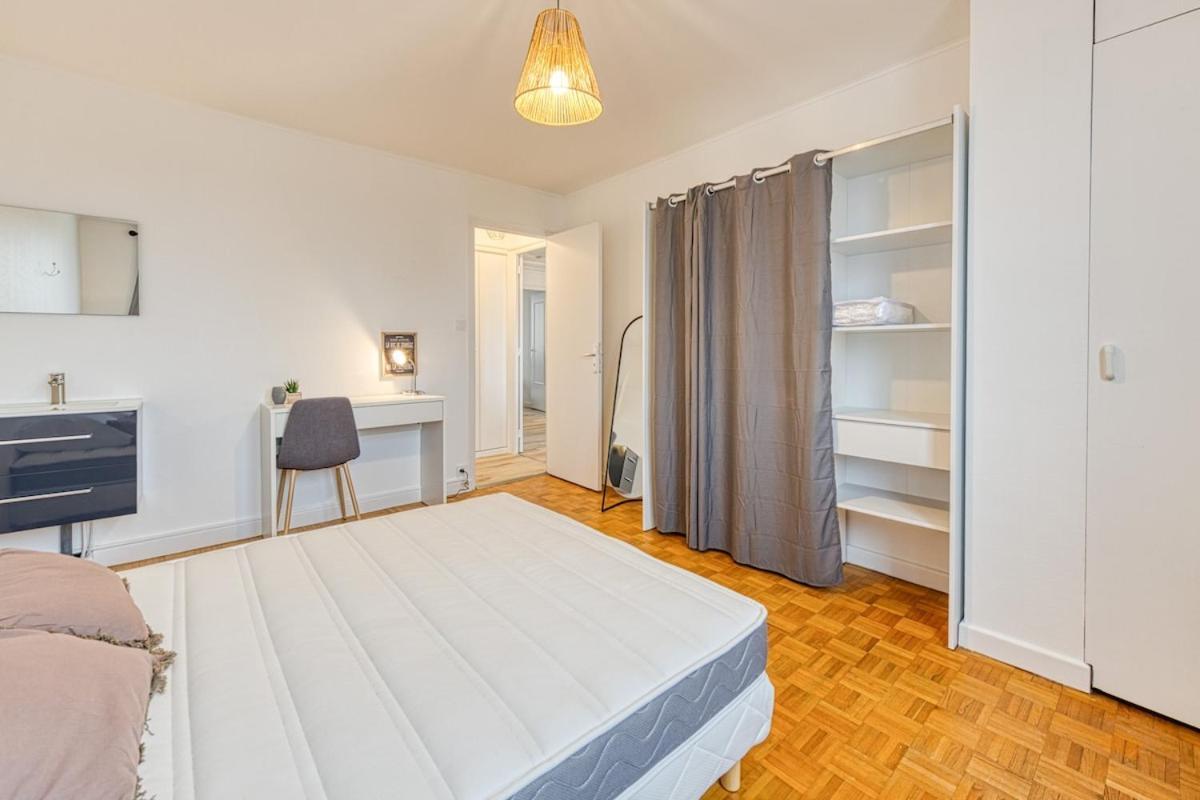 Magnificent Apartment, 4 Bedrooms, Fiber Wifi Grenoble Luaran gambar