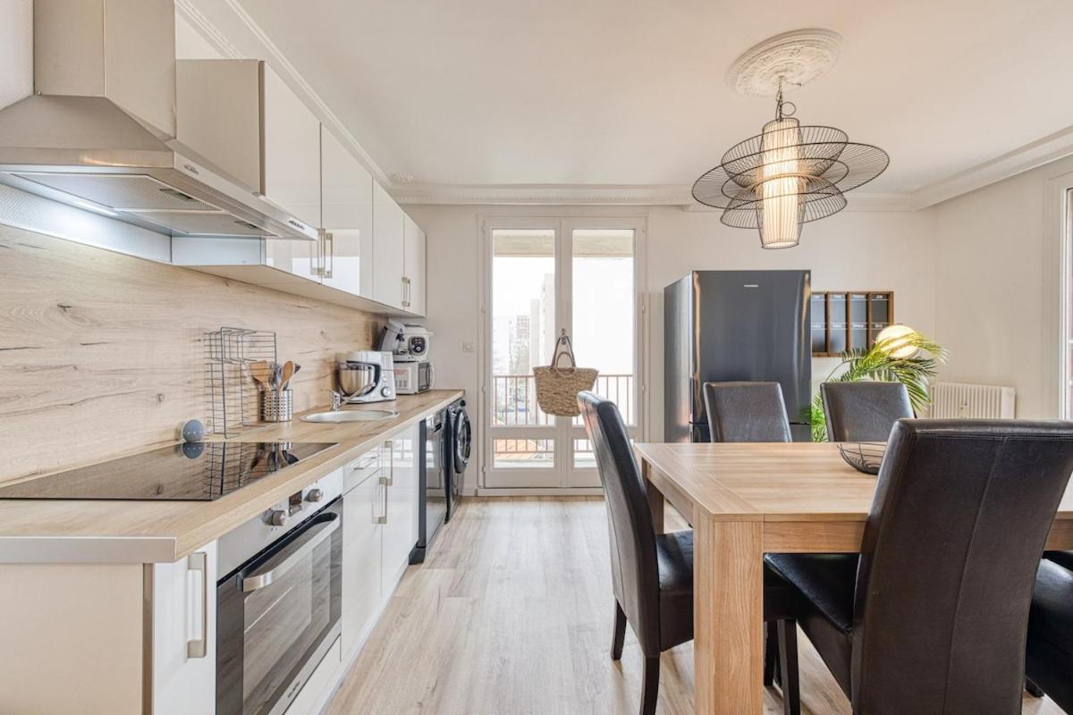 Magnificent Apartment, 4 Bedrooms, Fiber Wifi Grenoble Luaran gambar