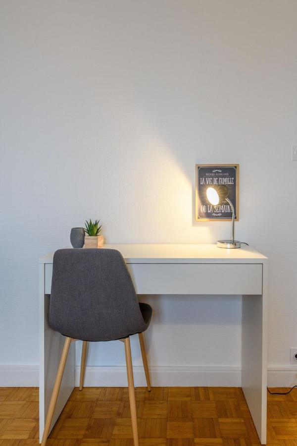 Magnificent Apartment, 4 Bedrooms, Fiber Wifi Grenoble Luaran gambar